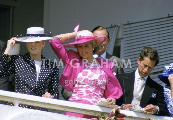 Diana And Sarah Ferguson At Derby - Princess Diana Photo (20946787 ...