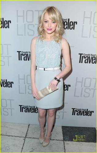  Emma Stone: Conde Nast Traveler Hot सूची Party!