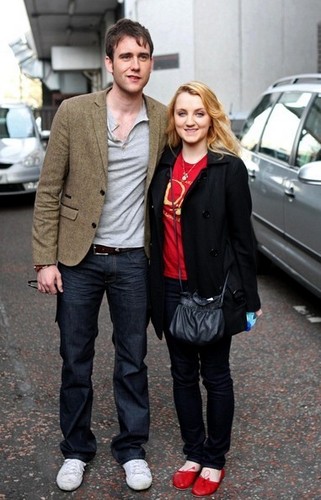  Evanna and Matthew in Лондон {April 11, 2011}