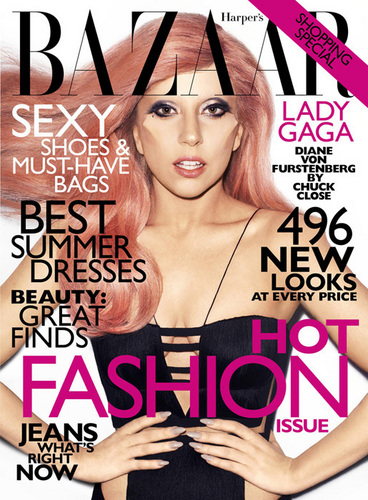  Gaga covers Harper's Bazaar