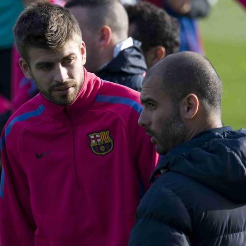  Gerard Pique echoed just knowing the news at noon. The central Barça showed his irony