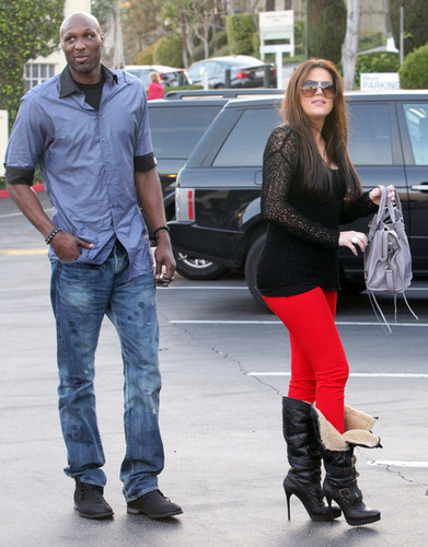  Khloe Kardashian And Lamar Odom Out For Lunch At Cafe Madrid