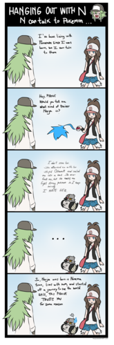 N can talk to pokemon...