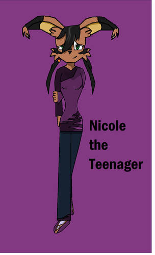  Nicole as a typical teenager