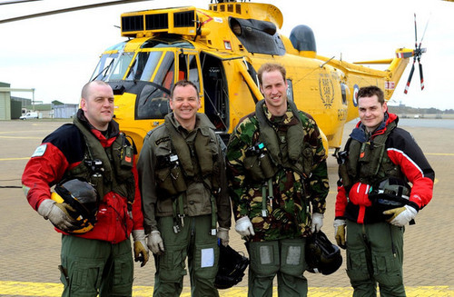 Prince William at RAF Valley  