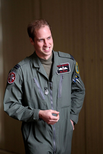  Prince William at RAF Valley