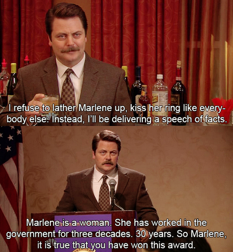 Ron and his speech