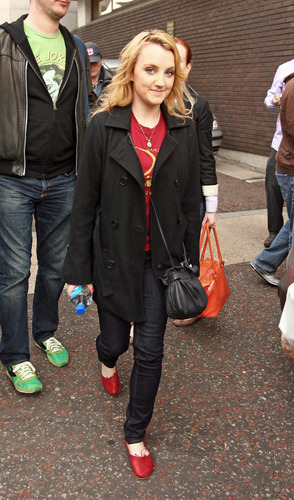 Signing Autographs Outside ITV Studios April 11th, 2011 
