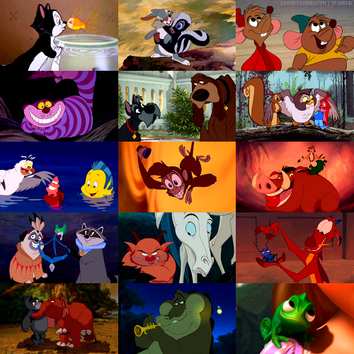 Disney Animal Sidekicks Collage