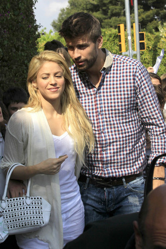  G. Pique & Shakira in Barcelona