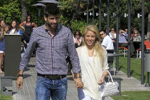  G. Pique & Shakira in Barcelona