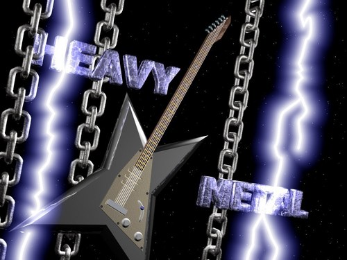  Heavy Metal Hintergrund