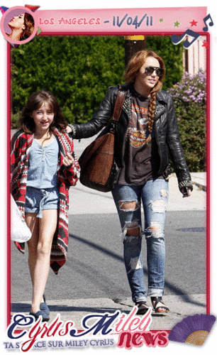  Miley and lil' sis Noah! :)