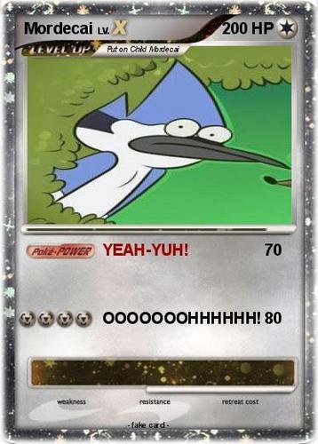 Mordecai Pokemon Card