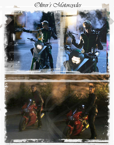  Oliver Queen's motos