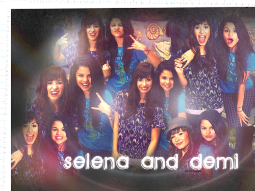  Selena&Demi kertas dinding ❤