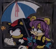 Shadow and Mina in the summer rain