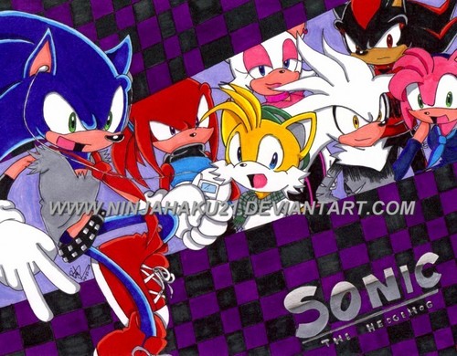  Sonic and বন্ধু chillin'