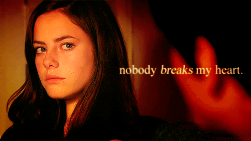  "Nobody breaks my heart"
