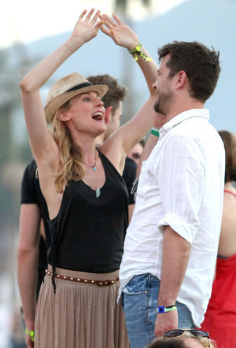  At 2011 Coachella muziki Festival with Diane
