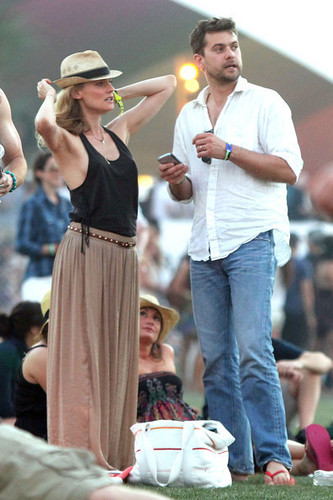 At 2011 Coachella Music Festival with Diane
