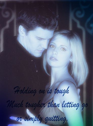  Buffy and অ্যাঞ্জেল - প্রণয় Quote