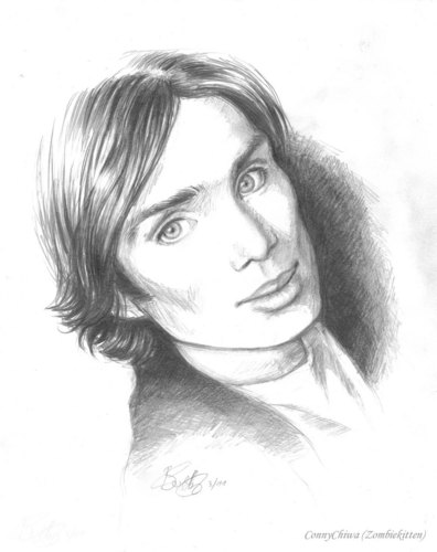 Cillian Murphy portrait drawing 2