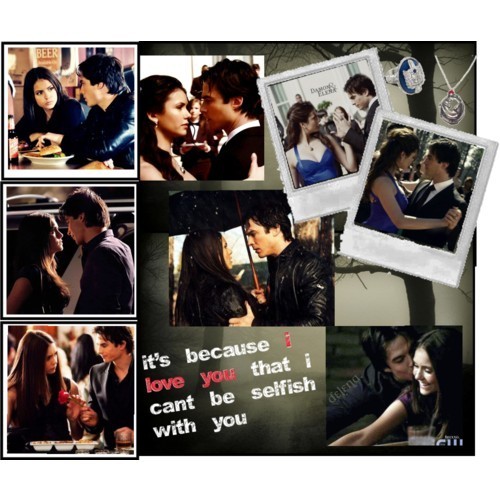  Damon and Elena <3