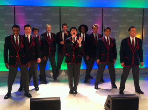 Darren Criss and The Warblers