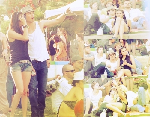  Nian At Coachella música Festival (Love These 2 On Screen & Real Life) 100% Real ♥