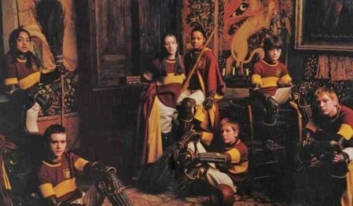  Oliver with his Quidditch team mates