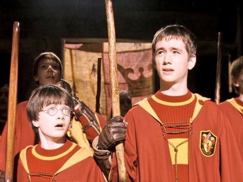 Oliver with his Quidditch team mates