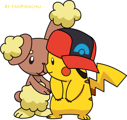 Pikachu and Buneary :3