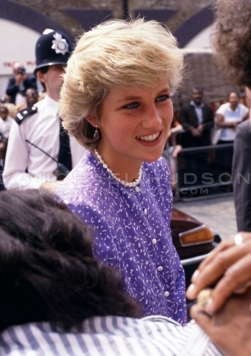 Princess Diana, Brixton, London, July 1987