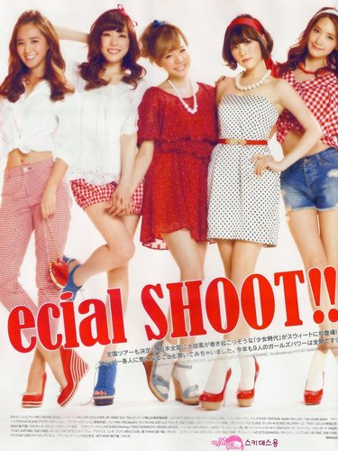  SNSD @ Sweet Magazine – May Issue 2011
