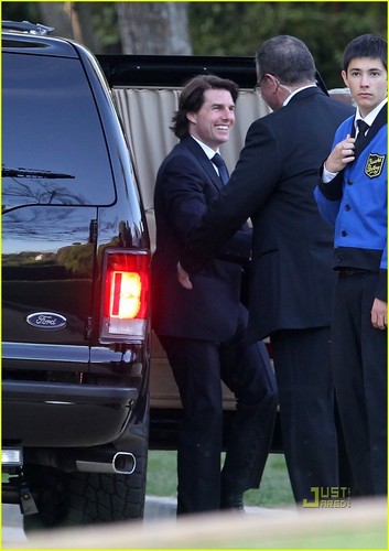  Tom Cruise & Katie Holmes Attend Brad Grey's Wedding