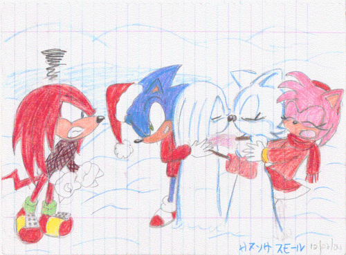  knuckles sonic and amy