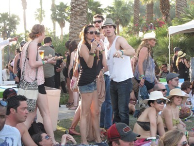  nina+ian at the 2011 Coachella