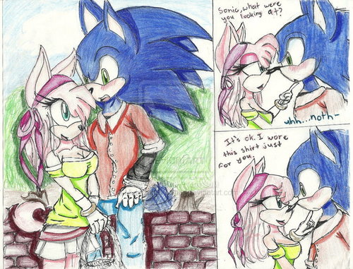 random sonic and amy date