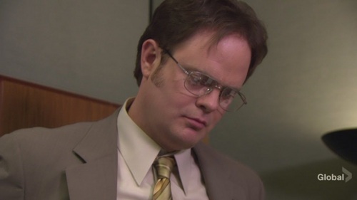  Dwight in "Chair Model"