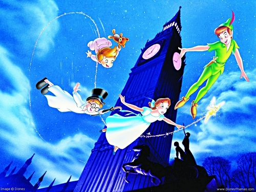  Walt Disney Hintergründe - Peter Pan