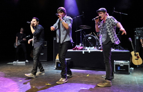  Big Time Rush performing at Shepherd’s busch Empire in London