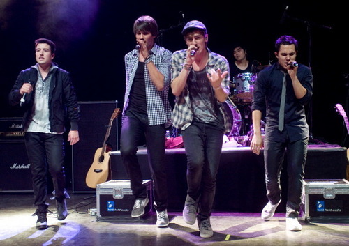  Big Time Rush performing at Shepherd’s busch Empire in London