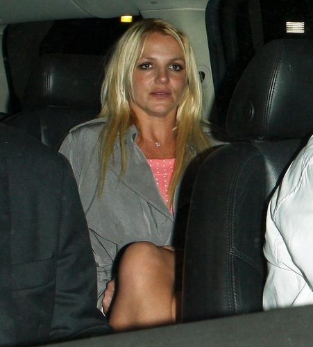 Britney - Leaving Troubadour club heading to the Factory nightclub in West Hollywood - 22 April 2011