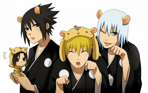 Sasuke&Naruto&Suigetsu