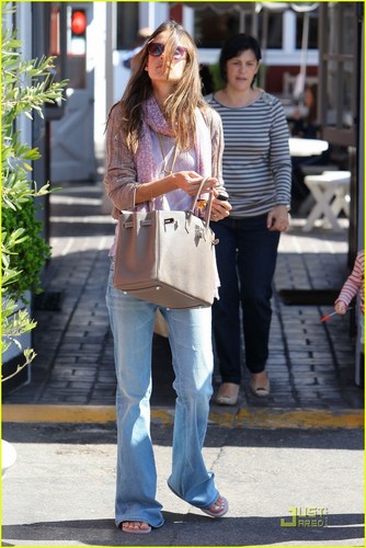 Alessandra Ambrosio: Brentwood Country Mart with Anja!