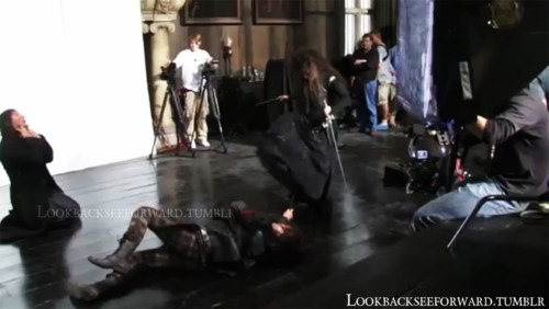  Bellatrix kicks Scabior