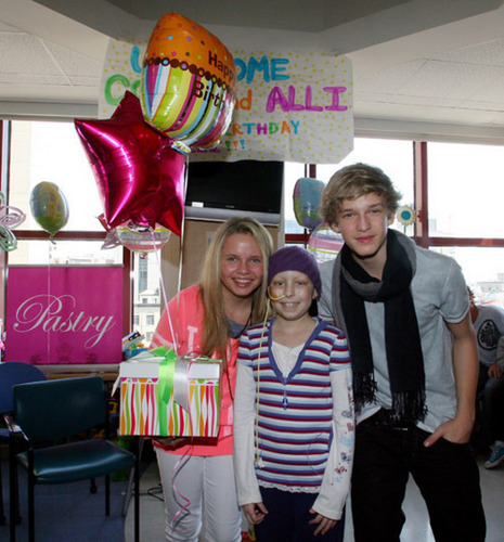  Celebrating Alli's 13th Birthday at a hospital in Boston