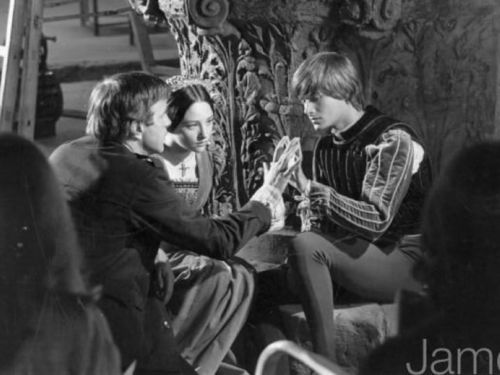 Franco Zeffirelli filming the 1968 Romeo and Juliet