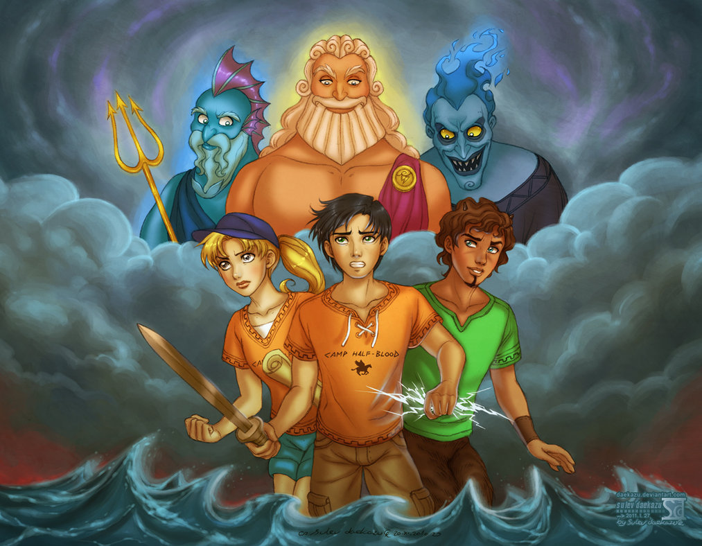 Gods from Hercules and demigods from Camp Half-Blood